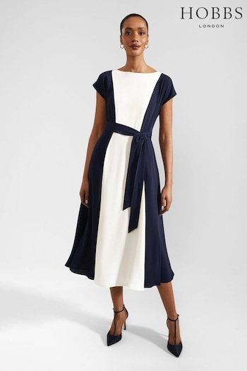 Hobbs Blue Emery Dress (E02895) | £179