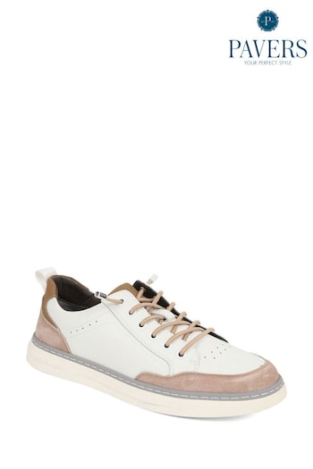 Pavers Lace-Up Casual Trainers (E03019) | £45