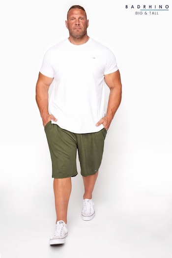 BadRhino Big & Tall Green Jersey nser Shorts (E03118) | £22