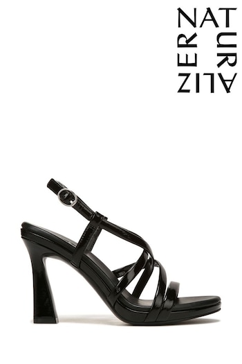 Naturalizer Luisa Patent Leather Strappy Black voladoras Sandals (E03164) | £140