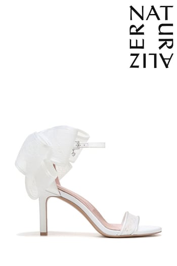 Naturalizer Amour Wedding Heeled White Sandals crystal-embellished (E03169) | £275