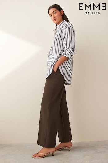 Emme by Marella Green Jersey Pressed Trousers (E04090) | £90