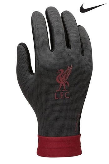 Nike diesj Black/Grey Liverpool FC Academy Football Gloves (E04139) | £23
