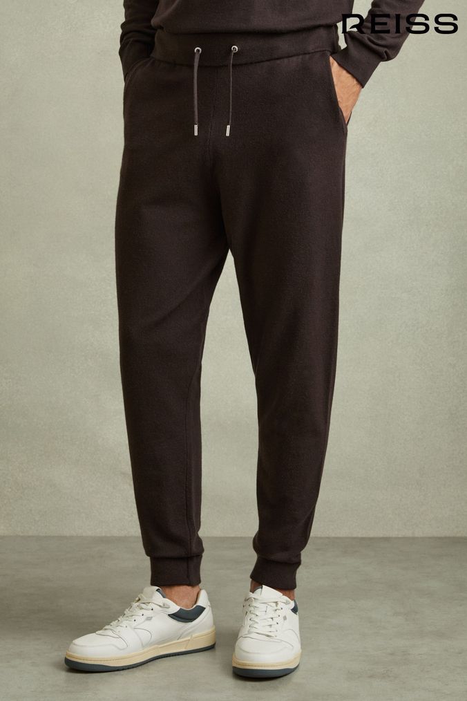 Wool joggers mens top