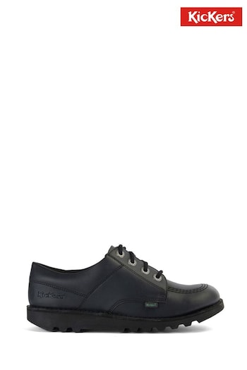 Kickers Kick Lo Vegan Black Shoes (E04598) | £65