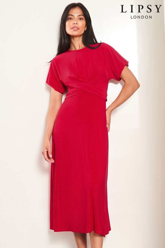Red work dress deals