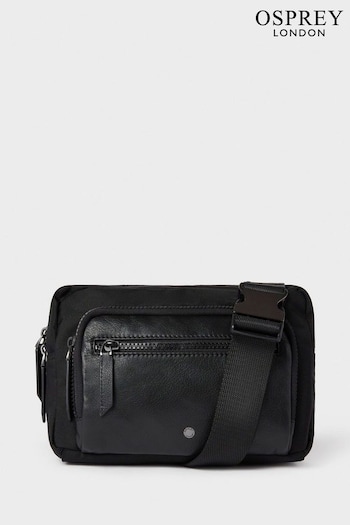 OSPREY LONDON The Business Class Nylon Sling Black Bag (E04642) | £145
