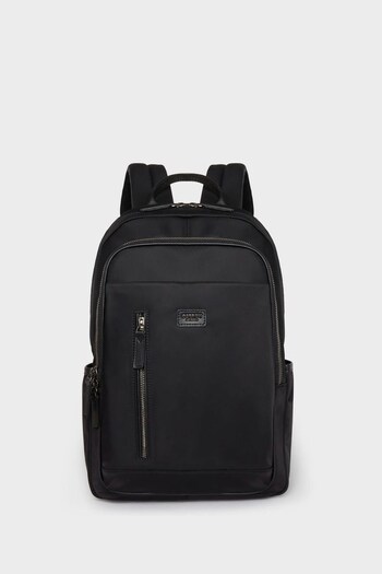 OSPREY LONDON The Hudson Nylon Black Backpack (E04652) | £95