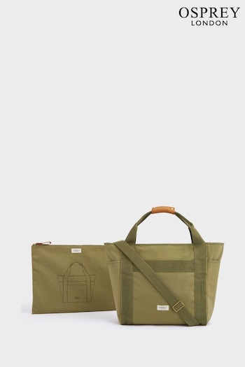OSPREY LONDON Green The Studio Packable Shopper Bag (E04660) | £95