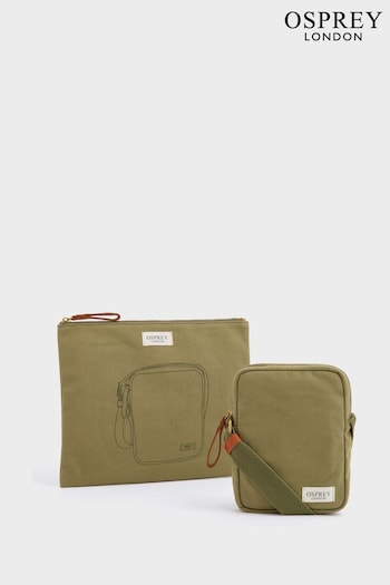 OSPREY LONDON Green The Studio Packable Phone Bag (E04663) | £49