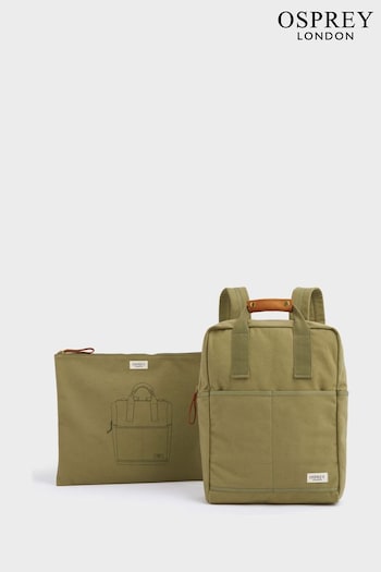 OSPREY LONDON Green The Studio Packable Backpack (E04671) | £85