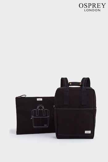 OSPREY LONDON The Studio Packable Black Backpack (E04672) | £85