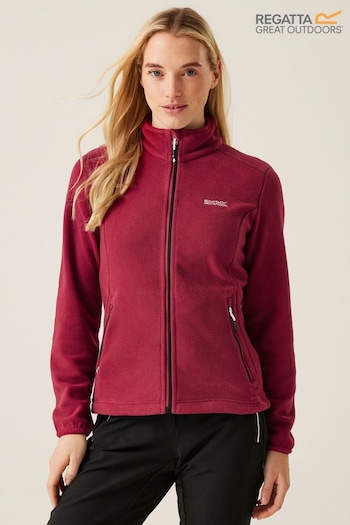 Regatta Red Floreo IV Full Zip Fleece (E04851) | £28