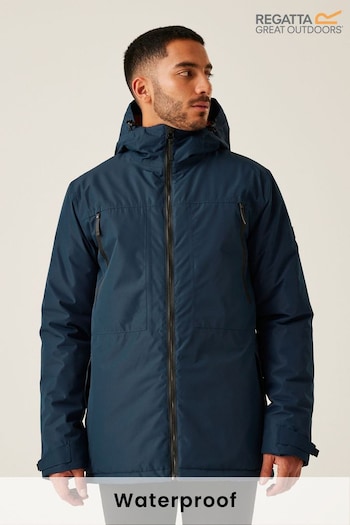 Regatta Blue Larrick II Lightweight Waterproof Jacket (E04857) | £70