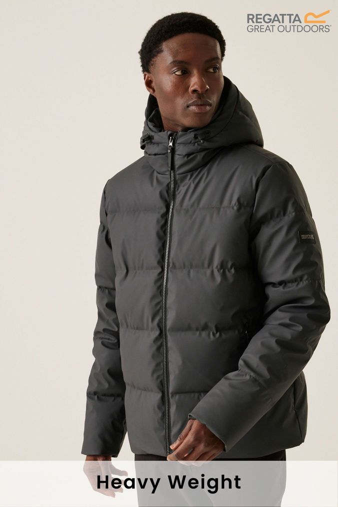Next grey padded jacket discount