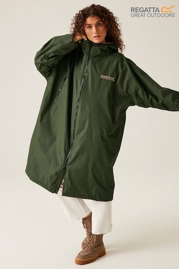 Regatta Green Christian Lacroix Adult Waterproof Changing Robe (E04880) | £75