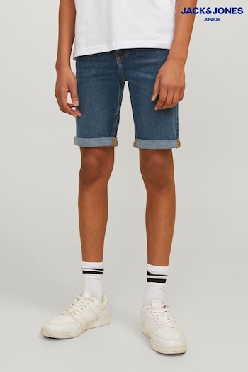 JACK & JONES JUNIOR Blue Denim Shorts (E05218) | £25