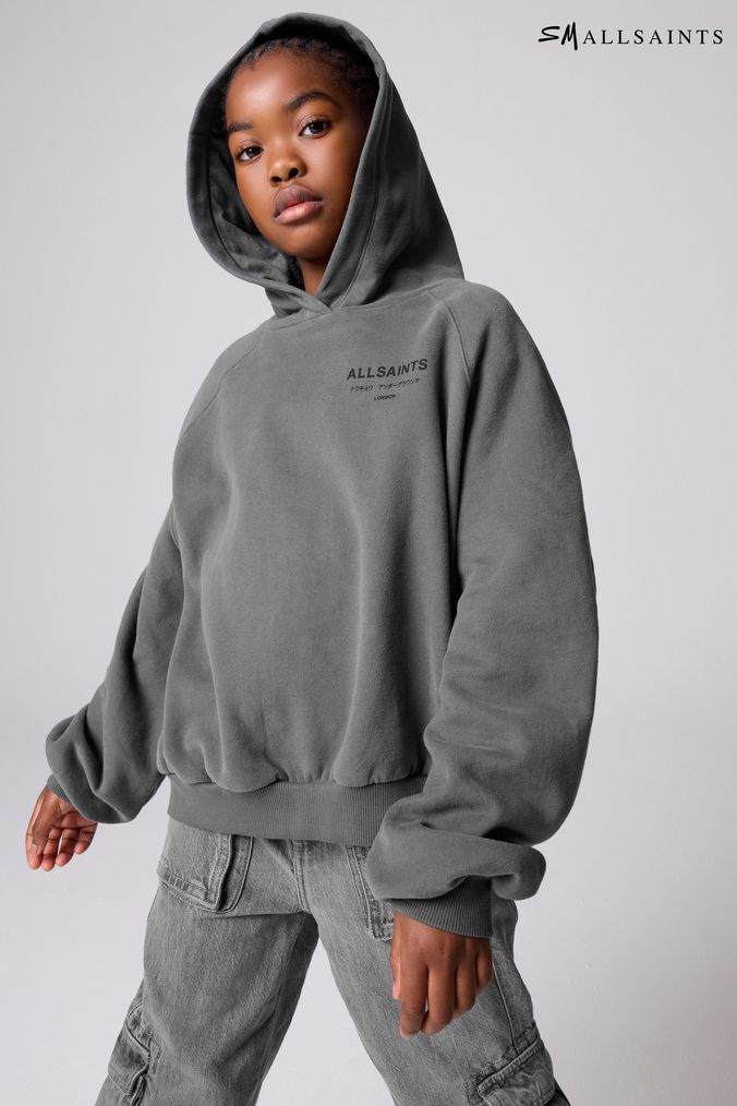 Grey zip up hoodie girls 2025