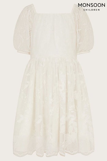Monsoon Natural Lulu Lace Dress (E05430) | £58 - £68