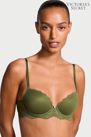 Victoria's Secret Woodland Green Lightly Lined Demi Bra (E06065) | £49