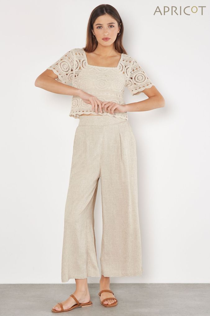 Next white linen trousers hotsell