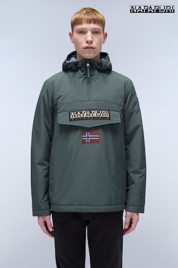 Napapijri Green Rainforest Ripstop Anorak Jacket (E06384) | £200