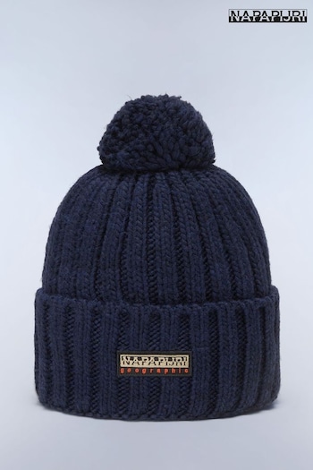 Napapijri Blue Fea Beanie (E06400) | £40