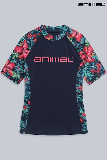 Animal Blue Lucie Recycled Rash T-Shirt (E06451) | £28