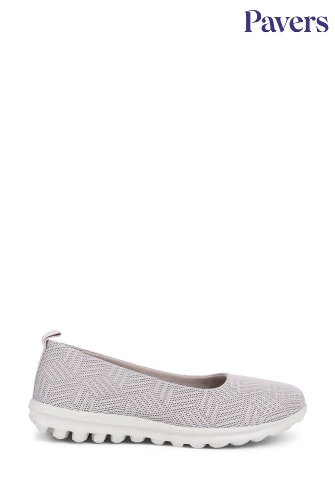Ladies grey ballet pumps 2025