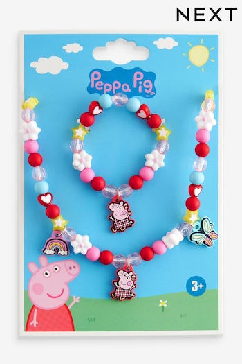 Multi Peppa Pig Jewellery Set (E07024) | £8