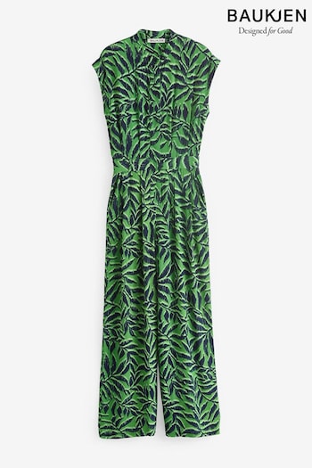 Baukjen Green Nadine Jumpsuit with Lenzing™ Ecovero™ (E07427) | £189