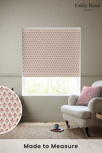 Emily Bond Swiss Red Hawthorn Made to Measure Roman Blind (E08012) | £84