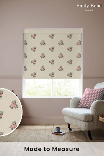 Emily Bond Rouge Red Emily Rose Made to Measure Roller Blind (E08042) | £58