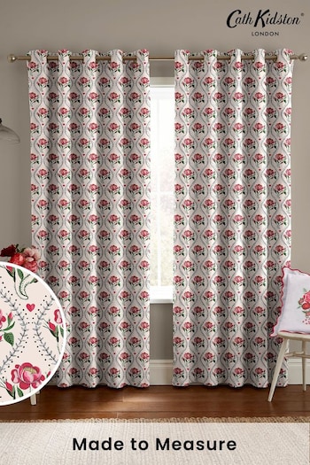 Cath Kidston Rose Pink Cherished Made to Measure Curtains (E08366) | £82