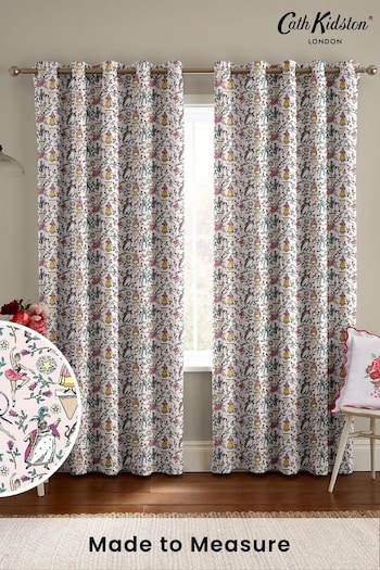 Cath Kidston Pink Standing Ovation Made to Measure Curtains (E08370) | £82