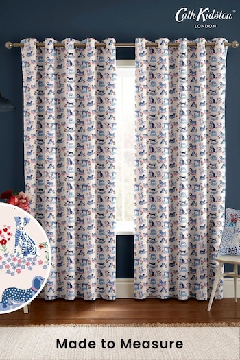 Cath Kidston Blue Puppy Fields Made to Measure Curtains (E08372) | £82