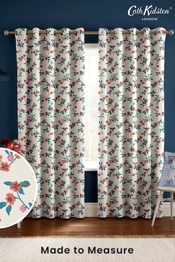 Cath Kidston Cream Greenwich Flowers Made to Measure Curtains (E08374) | £82