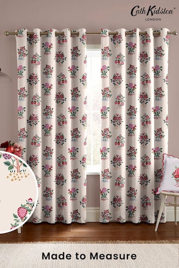 Cath Kidston Pink Kingdom Posey Made to Measure Curtains (E08384) | £82