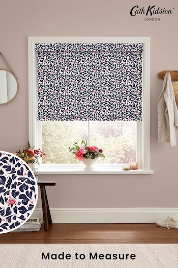 Cath Kidston Blue Marble Hearts Made to Measure Roller Blind (E08435) | £58