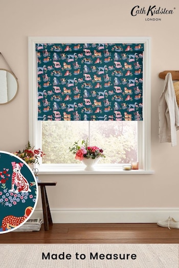 Cath Kidston Teal Blue Puppy Fields Made to Measure Roller Blind (E08443) | £58