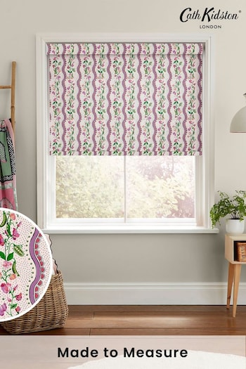 Cath Kidston Pink Sweet Pea Stripe Made to Measure Roller Blind (E08444) | £58