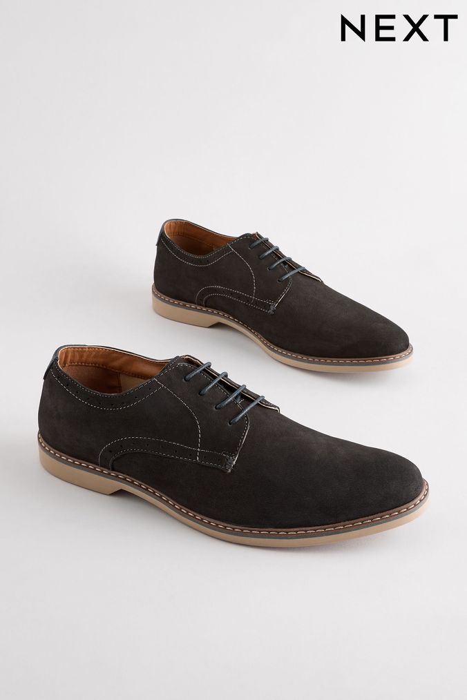 Next black derby shoes top