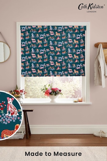 Cath Kidston Teal Blue Puppy Fields Made to Measure Roman Blind (E08481) | £75