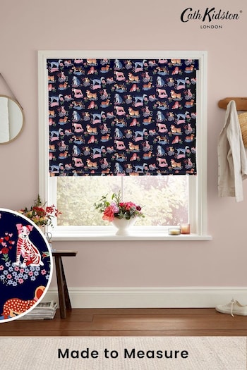 Cath Kidston Navy Blue Puppy Fields Made to Measure Roman Blind (E08487) | £75