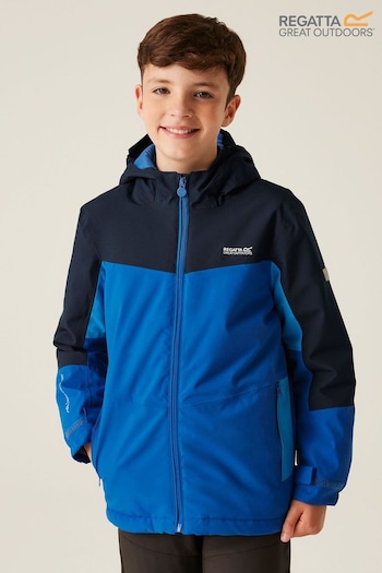 Regatta Blue Waterproof Junior Highton V Padded Jacket (E08660) | £49