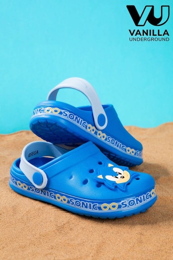 Vanilla Underground Blue Boys Sonic Clogs (E08778) | £17