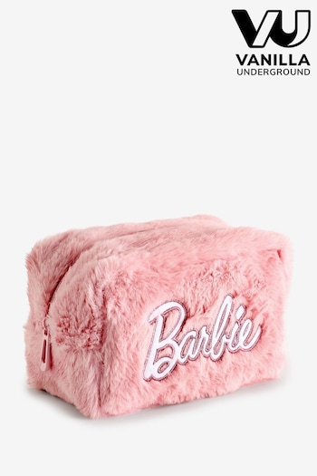 Vanilla Underground Pink Barbie Furry Make Up Bag (E08793) | £16