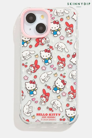 Skinnydip Red Hello Kitty And Friends Shock iPhone Case iPhone 15 Case (E08852) | £24