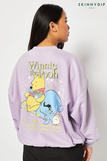Skinnydip Purple Disney Winnie the Pooh Sweatshirt (E08900) | £35