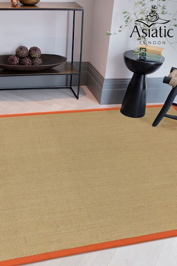 Asiatic Rugs Linen Orange Sisal Rug (E09129) | £109 - £559